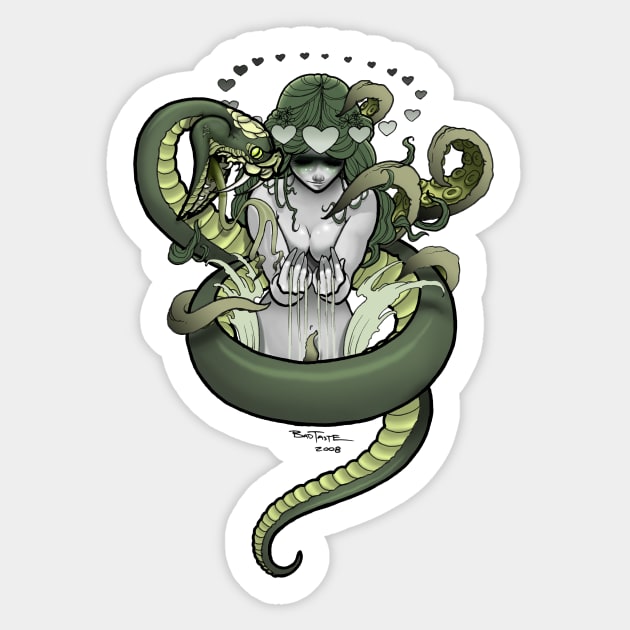 Jaded Sticker by Erin Chance